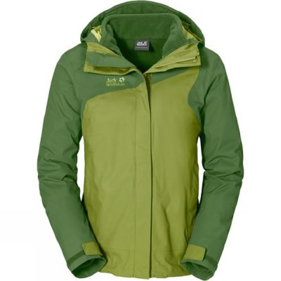 Chaquetas Jack Wolfskin Cool Wave Mujer Verde - Chile HGM045672